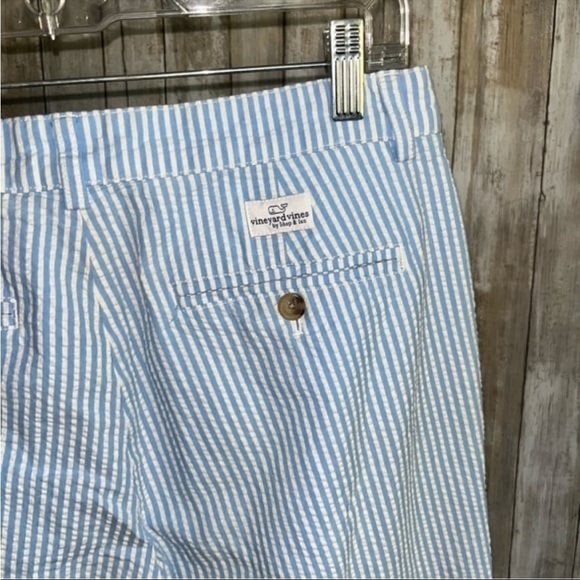 Vineyard Vines Men’s Blue Seersucker Pants - Picture 6 of 7